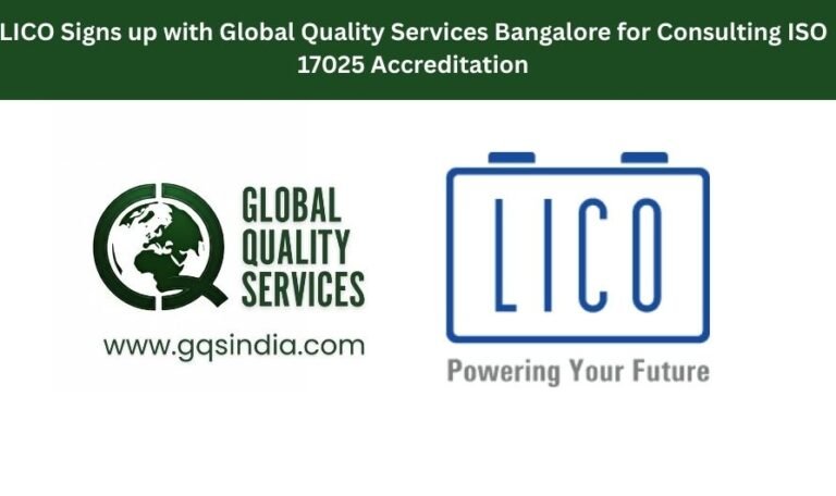 Read more about the article LICO Signs up with Global Quality Services Bangalore for Consulting ISO 17025 Accreditation