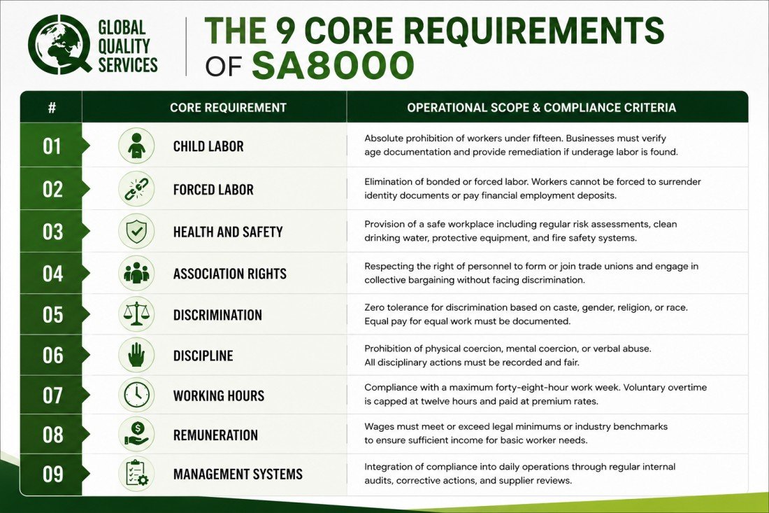 SA 8000 Certification in India