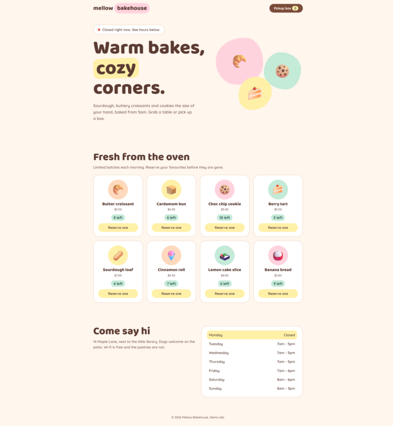 Mellow Bakehouse Cafe