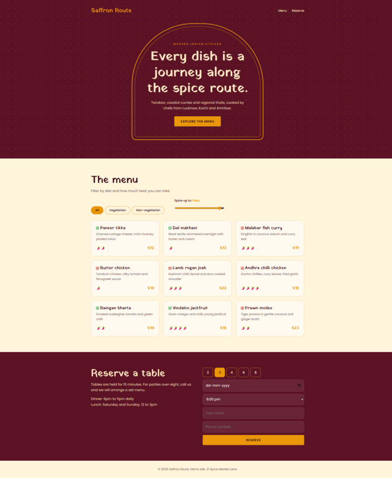 Saffron Route Restaurant